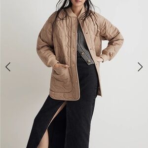 Madewell quilted bomber jacket